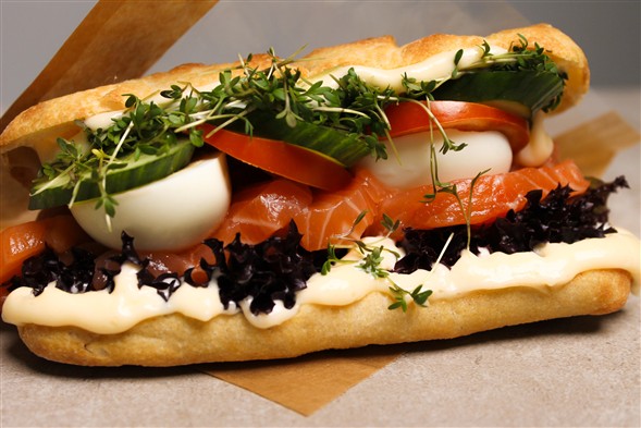 Sandwich - Røget Laks