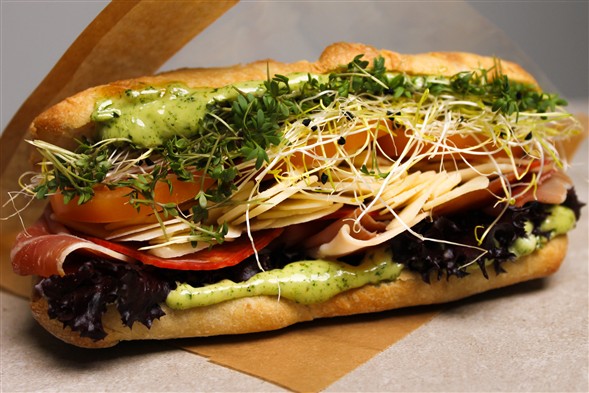 Sandwich - Lufttørret Skinke